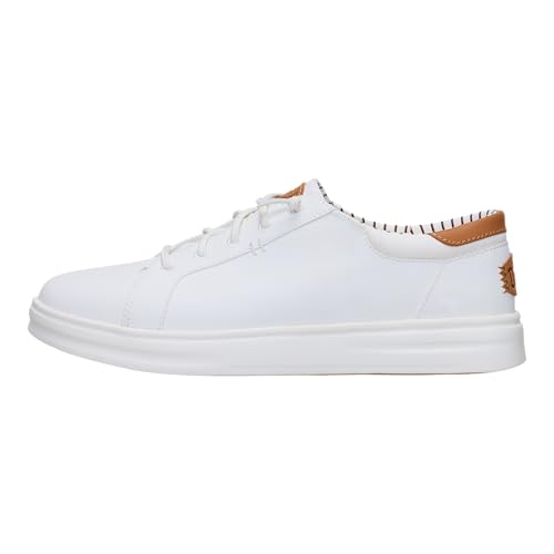 HEYDUDE Mens Paul Pro White Size 10 Lightweight Slip On Shoes for Men Casual Sneakers Comfortable Breathable Everyday Footwear - Image 1
