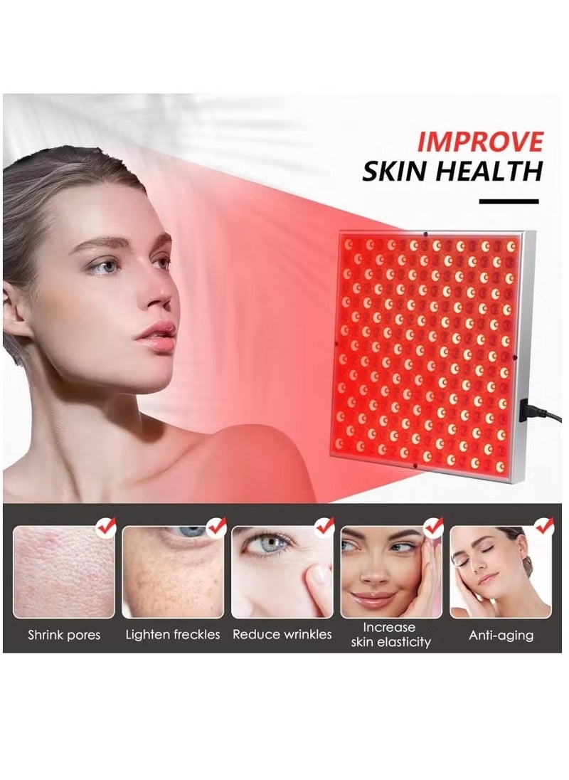 XiuWoo Red light therapy 45W 225 LEDs red light panel therapy device for body face 660nm red light and near infrared light LED red light device for pain relief of muscle joint back  - Image 3