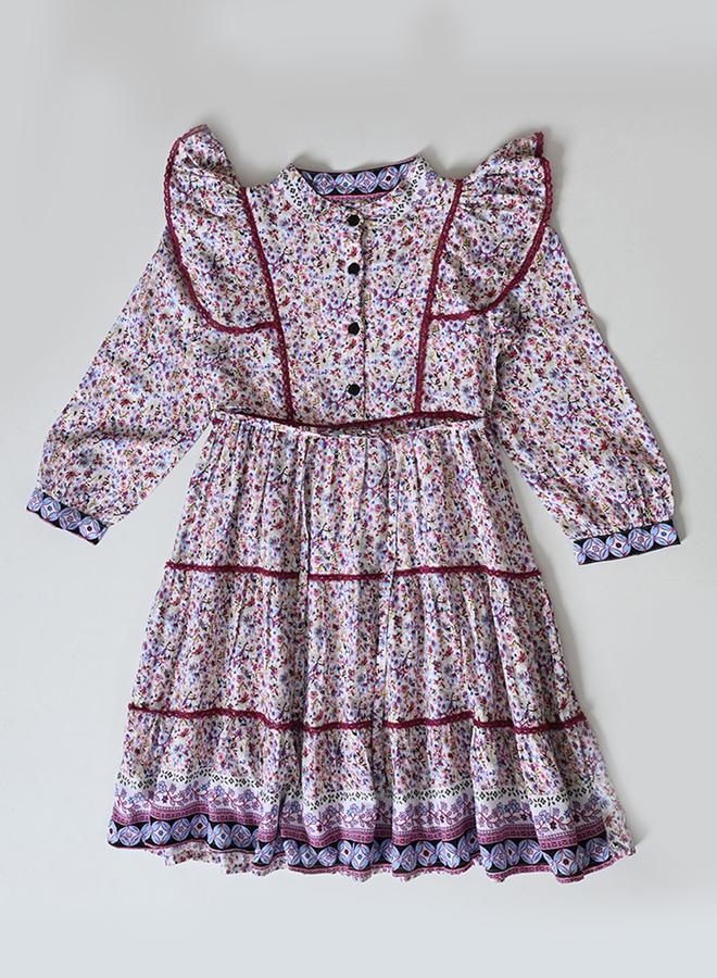 بيلا مودا فستان طبقات بنقشة الزهور - Image 2