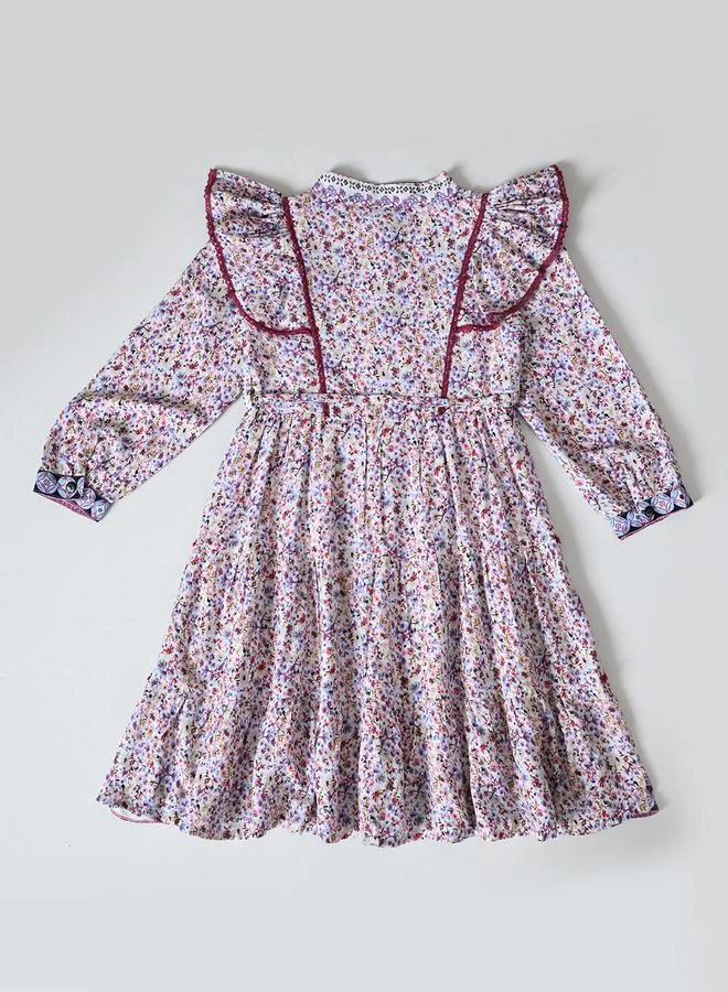 BELLA MODA Floral Tiered Dress
