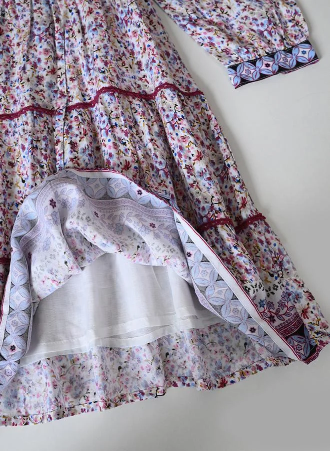 BELLA MODA Floral Tiered Dress