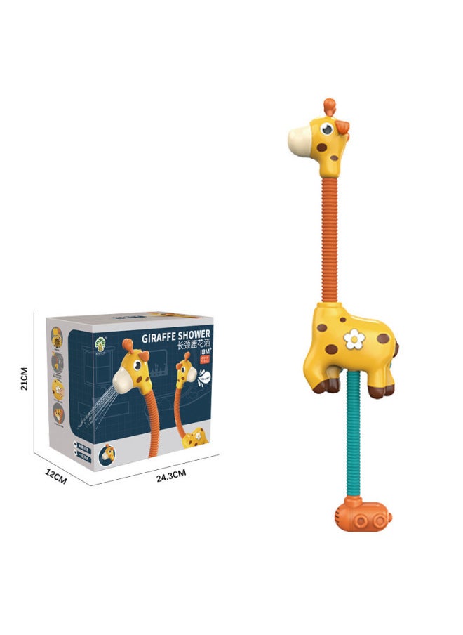 Dinosaur Bathroom Toy Animal Shower Sprinkler Sucker Water Spray Baby Children Bath Toy-Color:Turtle Spinning Music  - Image 2