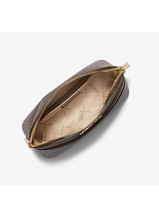 مايكل Jet Set Travel Medium Logo Dome Crossbody Bag  - Image 3