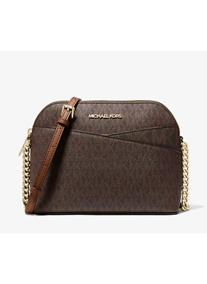 مايكل Jet Set Travel Medium Logo Dome Crossbody Bag  - Image 1