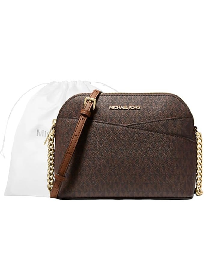 مايكل Jet Set Travel Medium Logo Dome Crossbody Bag  - Image 2