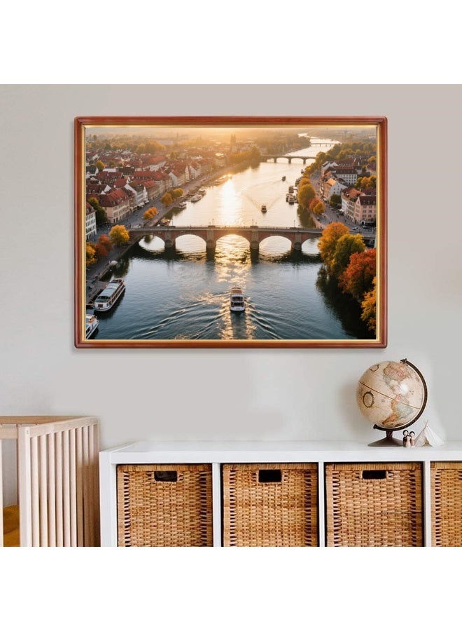 1000 لغز لمناظر بازل - أنماط تصميم إبداعية، تجارب فنية ملونة، مناسبة للبالغين والأطفال - Image 2