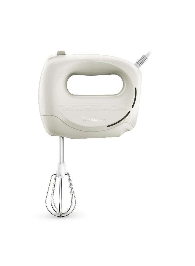 MOULINEX Easy Max | Hand Mixer | Flawless Mixing | Compact | 300W | 5-Speed Adjustable Button | White | HM2601M0 300 W HM2601M0 white - Image 2
