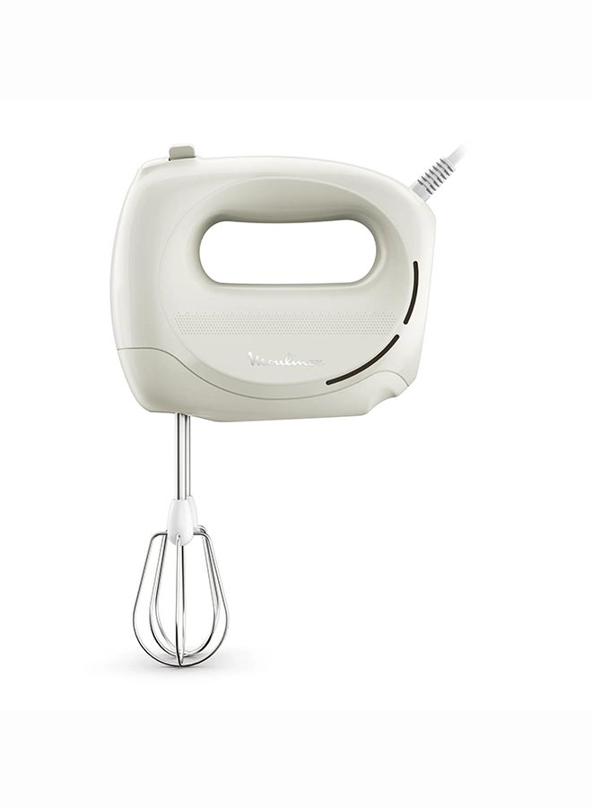 MOULINEX Easy Max | Hand Mixer | Flawless Mixing | Compact | 300W | 5-Speed Adjustable Button | White | HM2601M0 300 W HM2601M0 white - Image 5