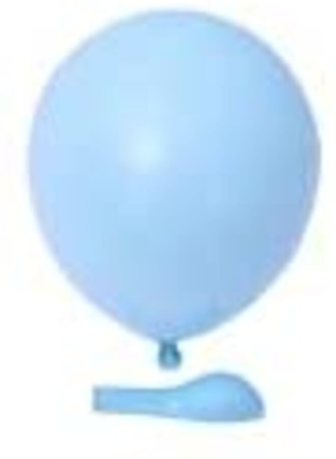 Party Time 100 Pieces Party Macaron Balloons Blue - Image 1