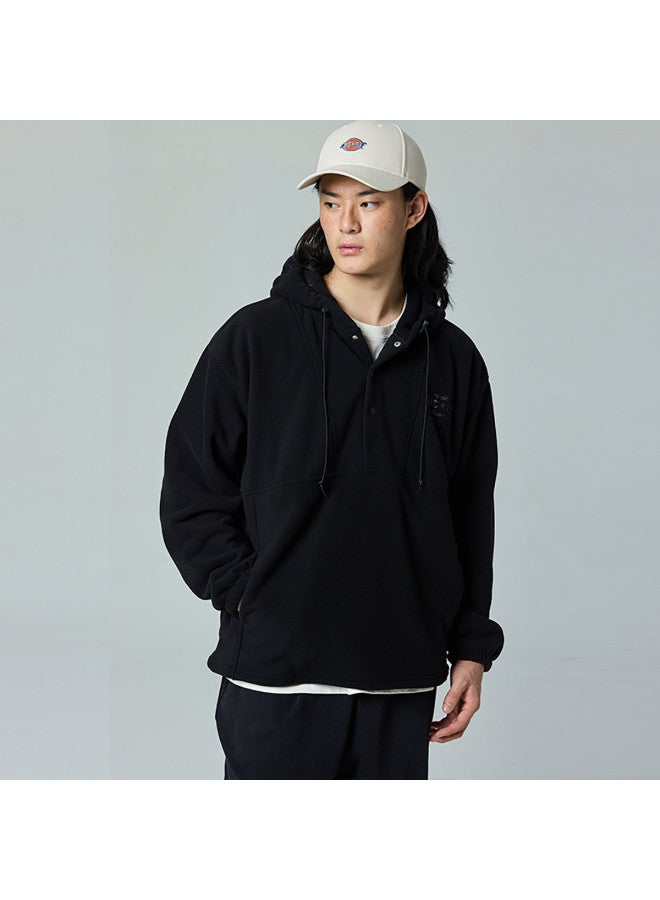 Dickies Solid Color Hooded Snap-up Sweatshirt Dk0a87eg - Image 4