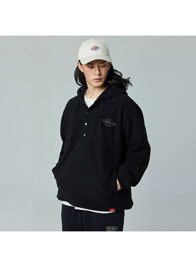 Dickies Solid Color Hooded Snap-up Sweatshirt Dk0a87eg - Image 3
