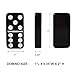 Vovotuzzi Dominos Set for Adults and Kids  Double 6 Domino Set  Dominoes Set for Kids and Adults Classic Board Game for Family Nights  Travel Black - Image 4