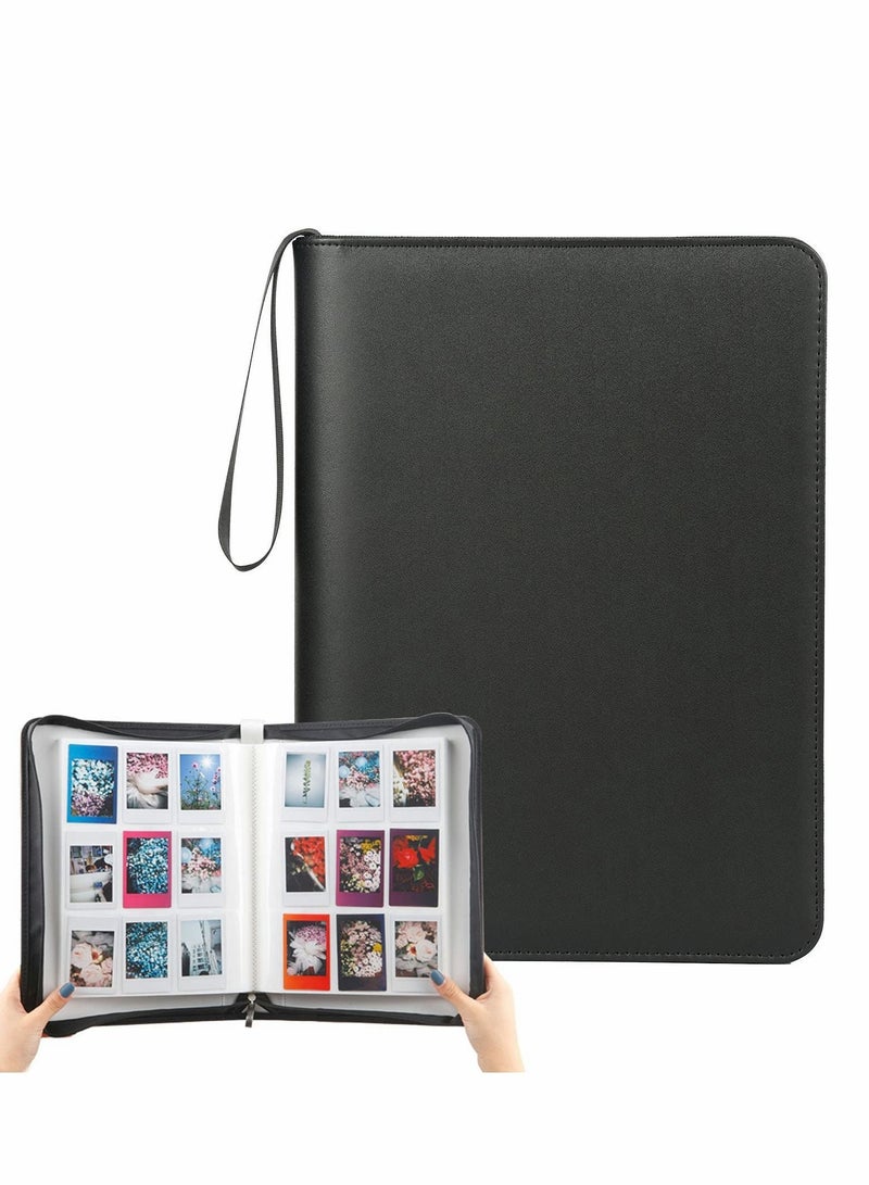 NIBEMINENT 540 Pockets Photo Album for Fujifilm Instax Mini 11 90 70 9 8+ 8 LiPlay Instant Camera, Polaroid Snap SnapTouch PIC-300 Z2300 Kodak Smile Printomatic Print Camera (Black) - Image 1