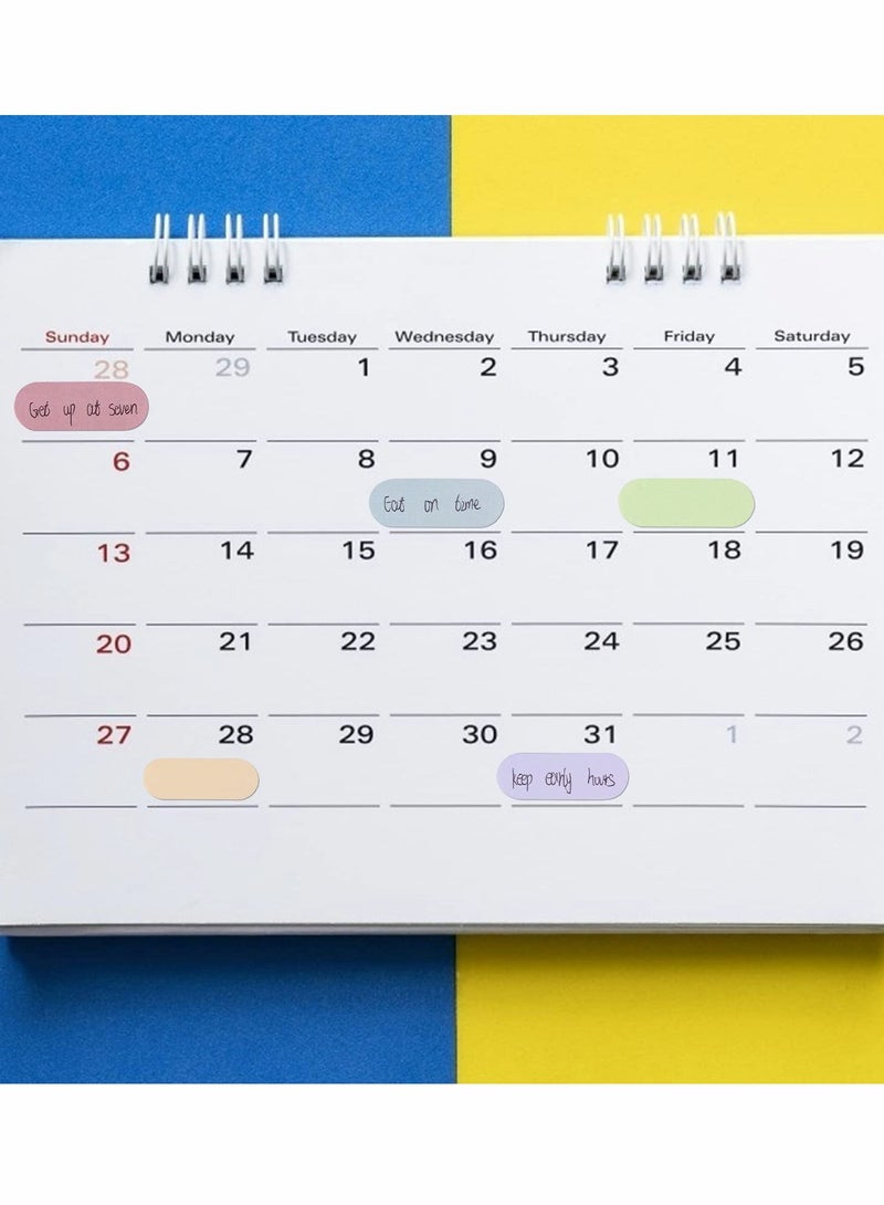 KASTWAVE Sticky Index Tabs Self Adhesive, Writable and Repositionable File Tabs,960 Pcs, 48 Colors - Image 3