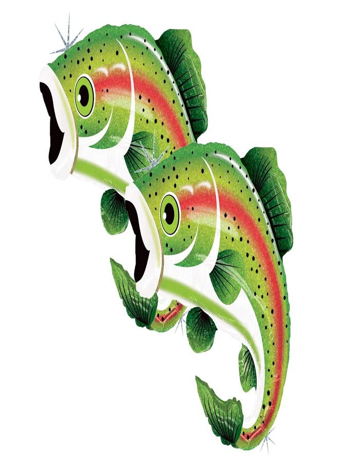 آرتيزان آول مجموعة من بالونات صيد سمك السلمون المرقط قوس قزح مقاس 29 بوصة لتزيين الحفلات - Image 1