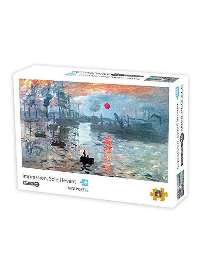 1000 Pieces Jigsaw Puzzles For Adults Sunrise Micro-Sized Puzzles Painting Jigsaw Puzzles - Image 1