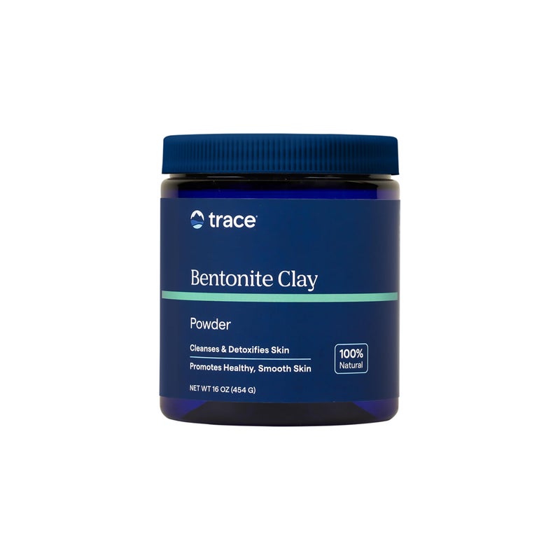Trace Minerals Bentonite Clay - Deep Cleaning Skin Support - Clay Mask for Body & Face - Skincare Essentials to Support Smooth Skin & Aid Against Impurities - Support Removal of Excess Oil - 16 oz