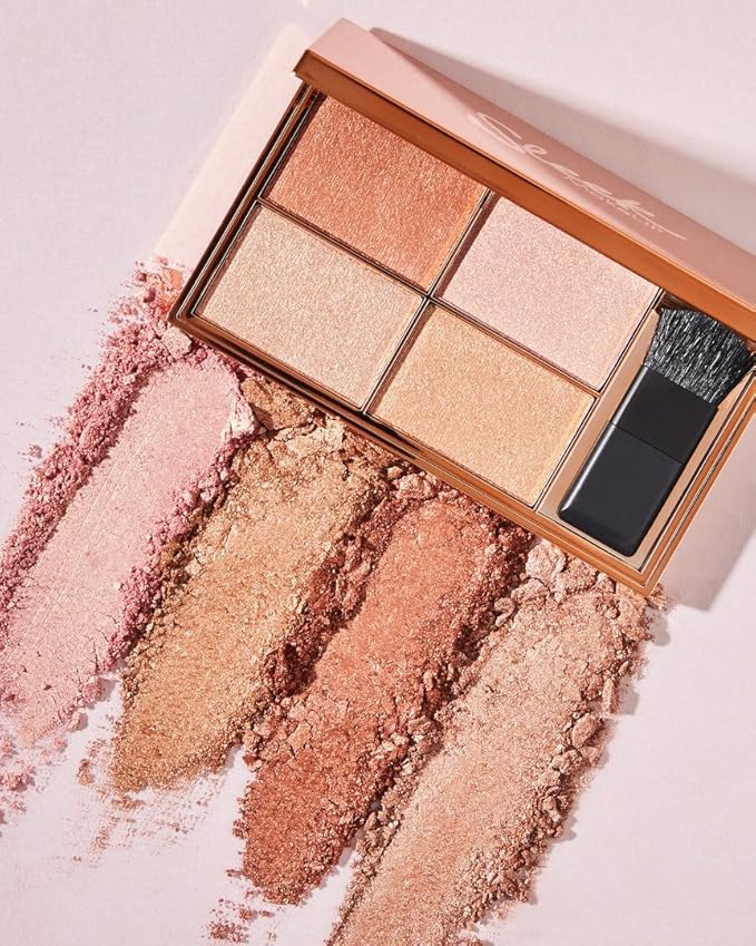 Sleek باليت تمييز سليك ميك أب بأربعة درجات متلألئة لتوهج قوي يدوم طويلاً وخفيف الوزن لون مكثف سولستيس - Image 3