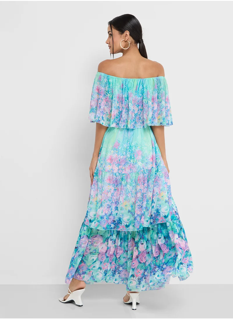 ايلا Floral Print Dress