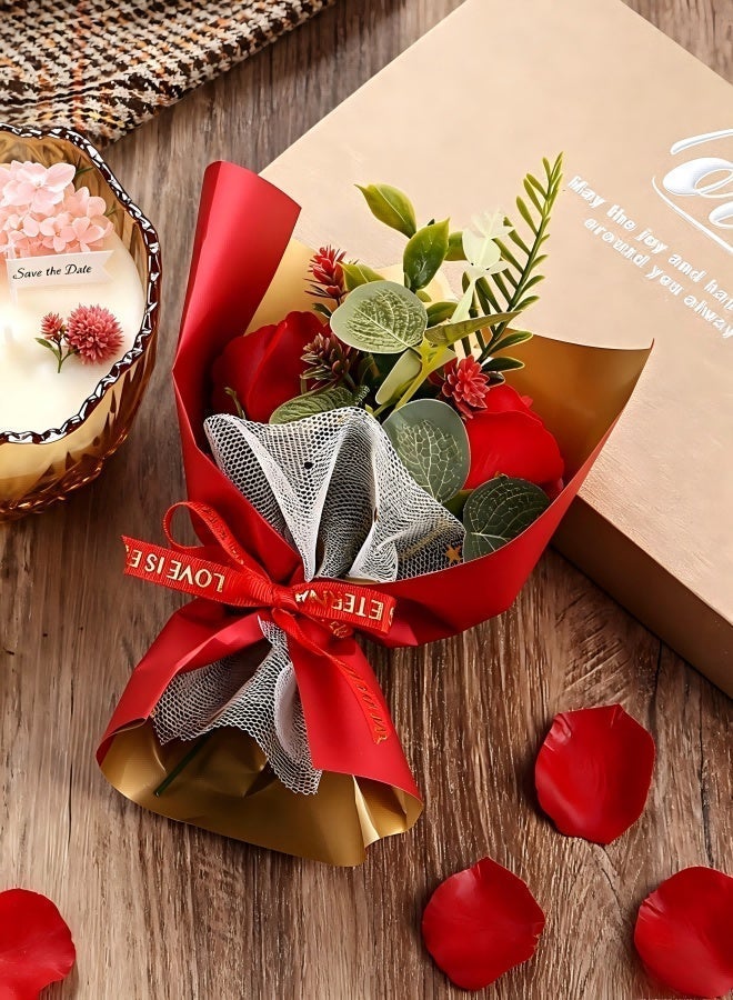 Nestvel Luxury Scented Candle & Preserved Flower Gift Set for Valentine’s, Mother’s Day, Anniversaries & Weddings,Exquisite gift box for lady，woman,wife,mother,gril - Image 5