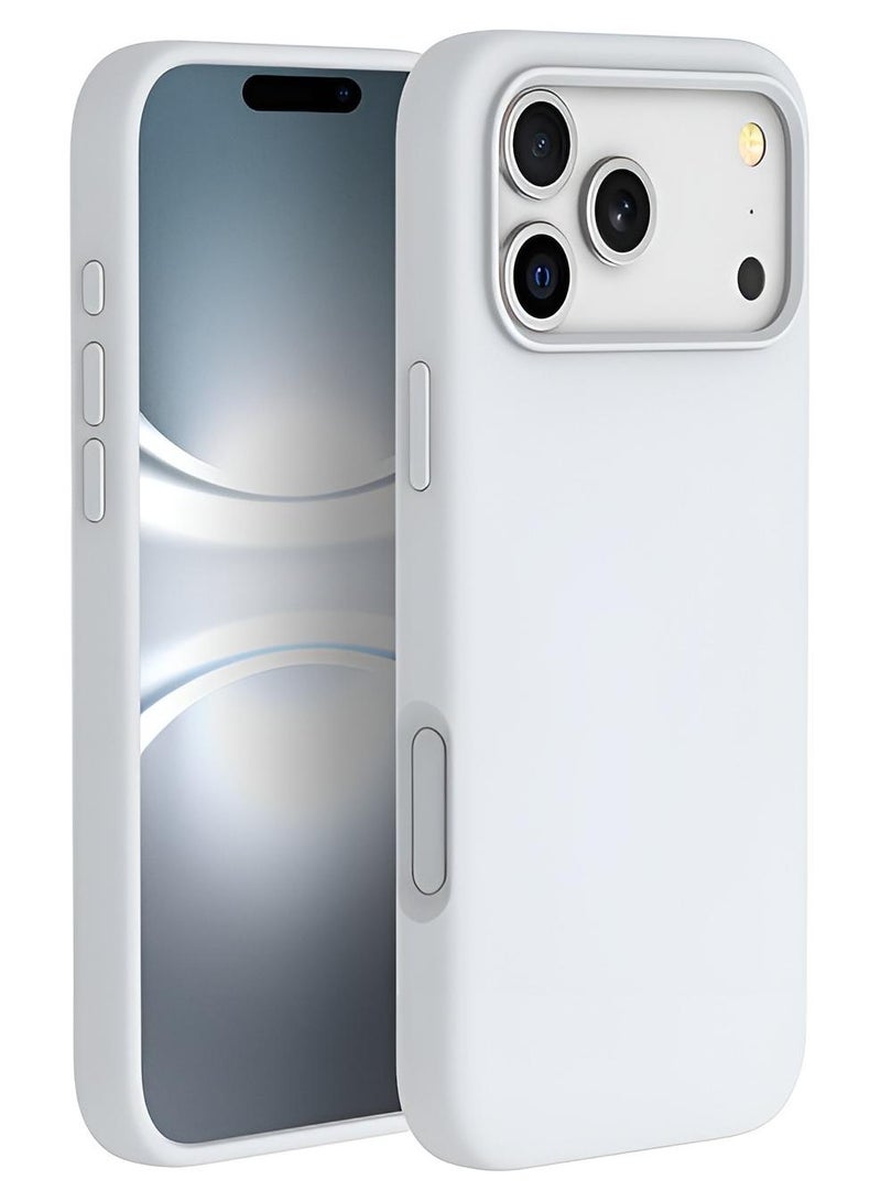 حومة جراب iPhone 17 Pro، غطاء سيليكون ناعم مع بطانة من الألياف الدقيقة، جراب واقٍ كامل الجسم لهاتف iPhone 17 Pro - Image 1