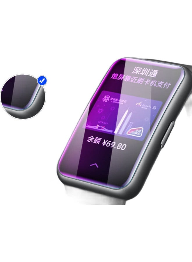 ESCASE [عبوة من 2] واقي شاشة ساعة هواوي فيت 2، فيلم ناعم للساعة الذكية، حماية كاملة مضادة للخدش ومضادة لبصمات الأصابع، فيلم واقي عالي الدقة - Image 3