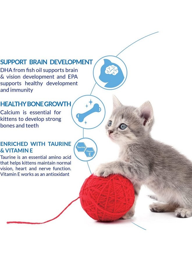 INABA Churu for Kittens, Grain-Free Creamy, Purée Lickable Cat Treats with DHA, EPA, Vitamin E & Taurine, 0.5 Ounces Each, 24 Tubes (4 per Pack), 2 Flavor Variety Pack - Image 4
