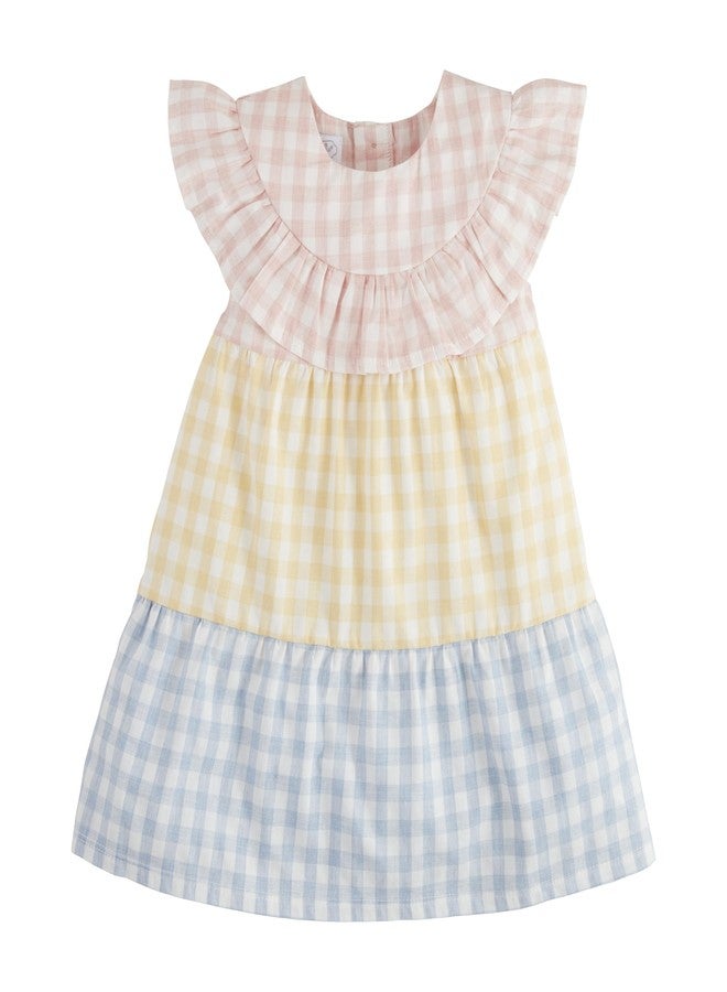 Mud Pie Children's Mixed Gingham Dress; 5T - Image 1