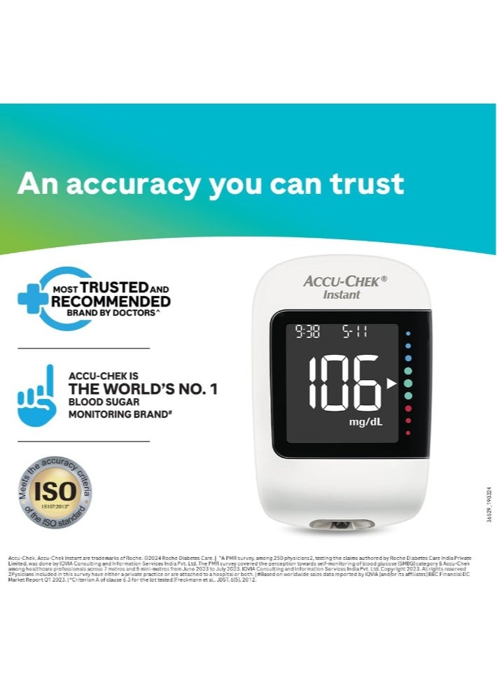 ACCU-CHEK Instant - Instant Blood Sugar Measuring Device With High Accuracy - Image 1