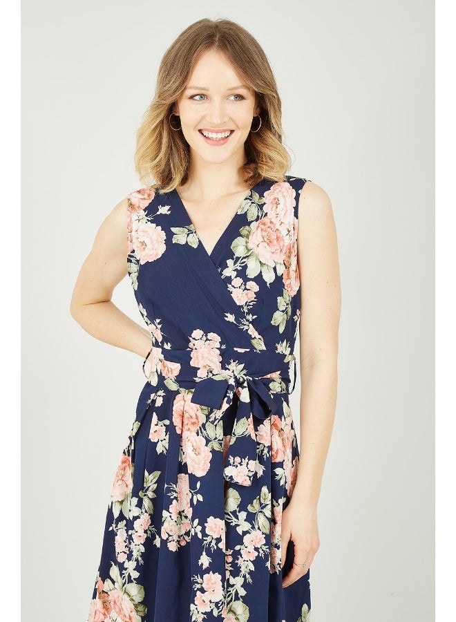 MELA LONDON Floral Print Wrap Dress - Image 2