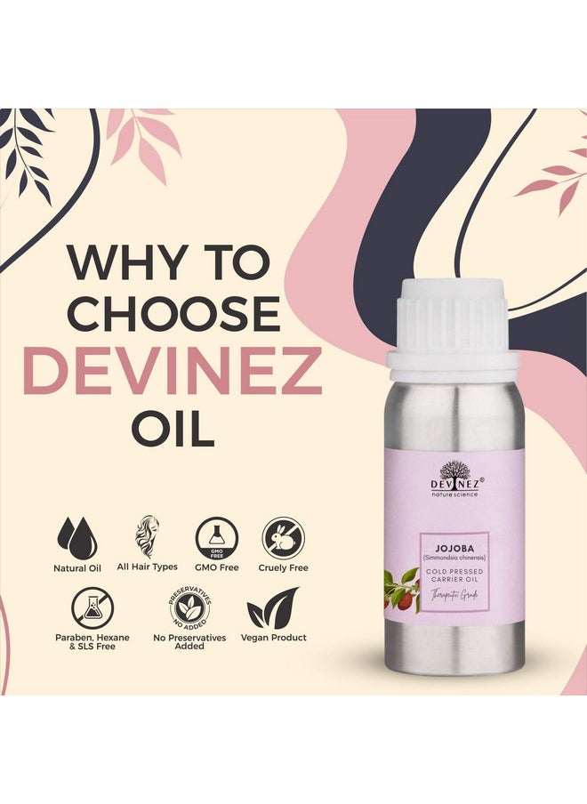 Devinez Devinez Jojoba Oil, 100% Pure Virgin Cold Pressed, Unrefined, Exceptional moisturizer for skin, hair, scalp, nails perfect for sensitive & dry skin, 500ml  - Image 2