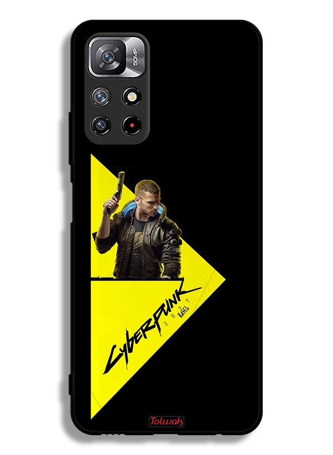 Tolwak Xiaomi Redmi Note 11S Protective Case Cover Cyberpunk 2077 - Image 2
