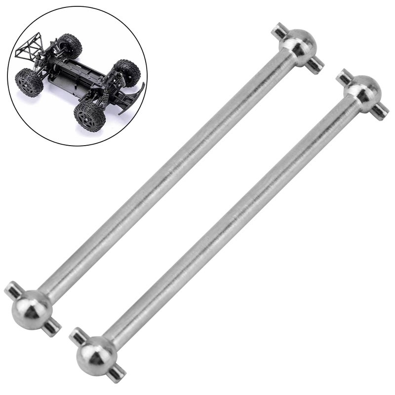 RC Car Drive Shaft: Metal Dog Bone Shaft - Premium Firm Stable Material Lightweight Compact for 1/16 Truggy Buggy Short Course RC Vehicle Replacement Parts - Image 2