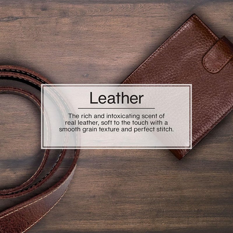 LITTLE TREES Car Air Freshener | Hanging Tree Provides Long Lasting Scent for Auto and Home | Leather, 24 Air Fresheners - Image 4