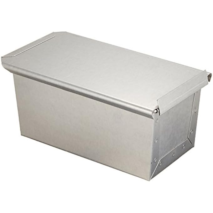 Bandai Endoshoji WSY03010 Altite Bread Pan Commercial Use With Lid 1 Loaf Altite Made in Japan Silver - Image 1