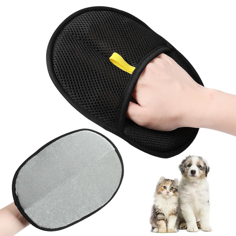 PRETOX Pet Hair Removal Glove for Cats & Dogs, Efficient Grooming Gloves for Pet Hair, Cat Grooming Gloves for Hair Removal，Reusable Cat & Dog Hair Remover for Couch, Furniture, Carpet, Curtain - Image 1