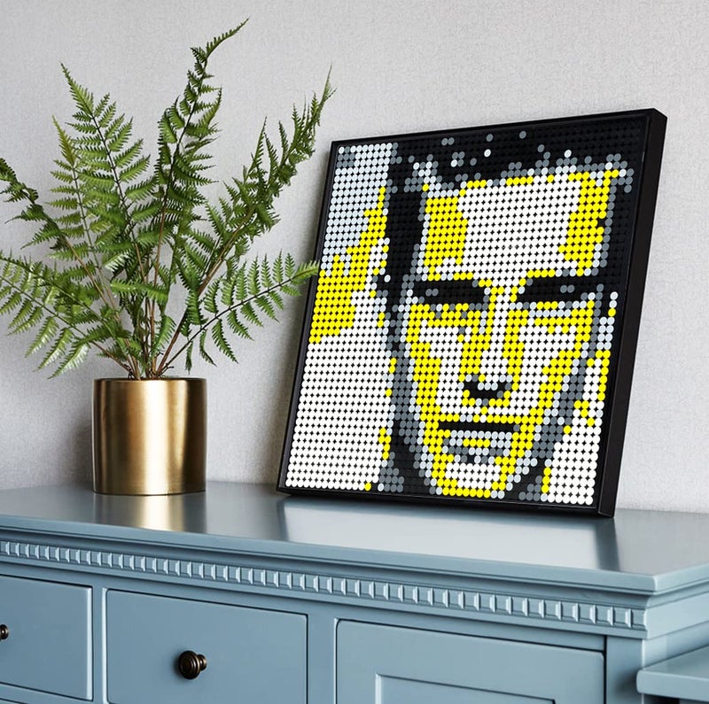 Amalia Personalized Mosaic Portrait Custom Building Kit Pixel Great Wall Art Decoration Customized Your Own Photo Picture-Memory(L/15.1"x15.1") - Image 2