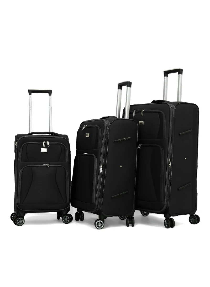 جيوردانو Giordano Softside Luggage Trolley Bag 3 Pieces set