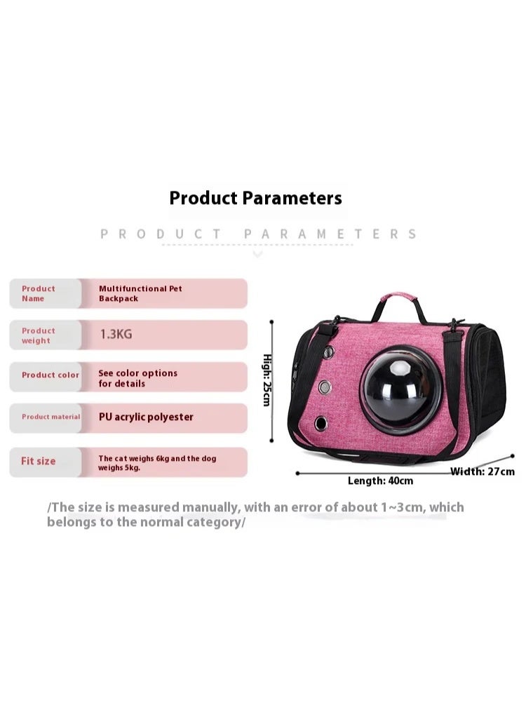 Generic Portable Pet Carrier Bag – Comfortable and Ventilated Design for Small Cats & Dogs – Ideal for Travel & Outings - Image 5