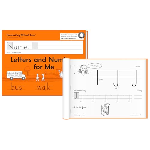 Handwriting Without Tears Kindergarten Printing Bundle, Age 3+, Pre-K+, Handwriting Without Tears, Student & Teacher Workbooks, School & Home, Language Arts, Tutoring, Tiny Pencils Included - Image 3