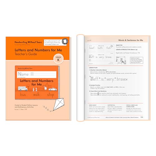 Handwriting Without Tears Kindergarten Printing Bundle, Age 3+, Pre-K+, Handwriting Without Tears, Student & Teacher Workbooks, School & Home, Language Arts, Tutoring, Tiny Pencils Included - Image 2