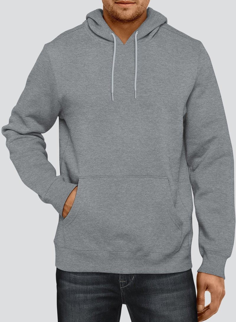 InkMASH Premium Hoodie - Heather Gray - Made in UAE - Unisex - Image 1