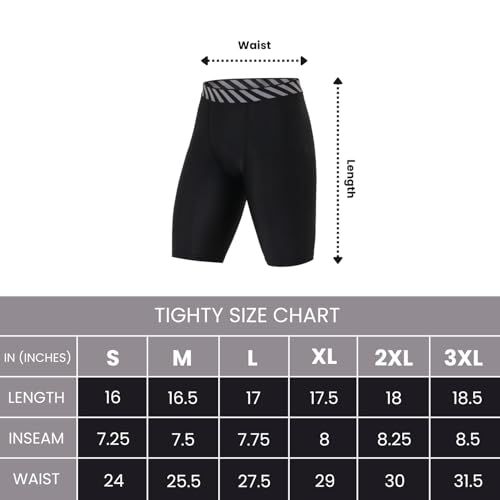NEVER LOSE Men's Compression Nylon Shorts Tights, Fit Multi Sports Cricket, Football, Cycling, Badminton, Fitness & Other Outdoor Inner Wear (Large, Zebra) Black - Image 5
