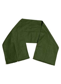 Solid Wool Winter Scarf/Shawl/Wrap/Keffiyeh/Headscarf/Blanket For Men & Women - Large Size 37x190cm - Dark Olive Green - pzsku/Z7F0797632655EF91EDCCZ/45/_/1740195930/00dbe693-cc47-464f-8f00-6a4c6a6d8434