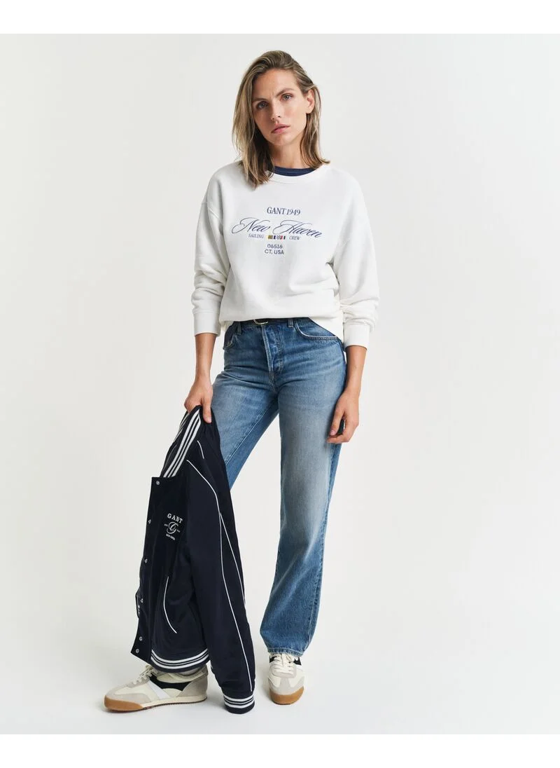 غانت Gant Graphic C-Neck Sweat