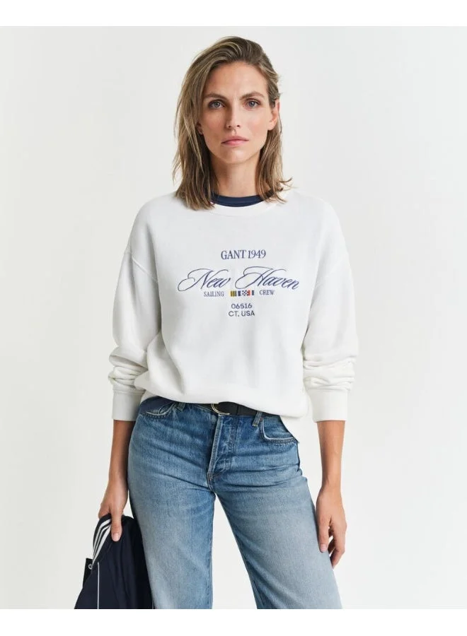 GANT  Gant Graphic C-Neck Sweat for Women | Best Price UAE