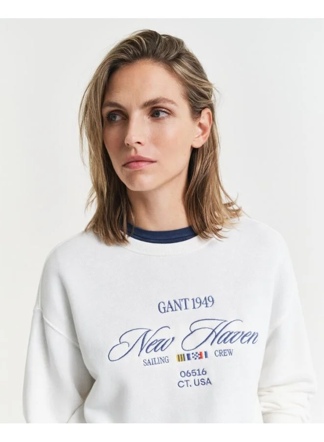 GANT Gant Graphic C-Neck Sweat