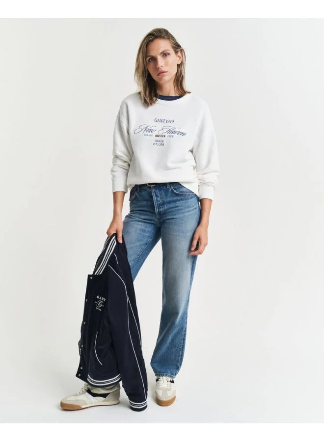 GANT Gant Graphic C-Neck Sweat