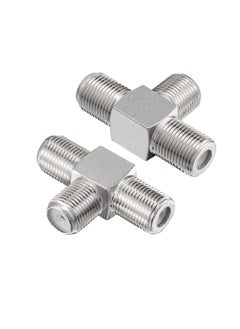 SUNSAR 5pcs F Type Coax Splitter 3 Way Adapter Connector F Jack Female to Double F Female RF Coaxial Adapter Connector  - Image 5