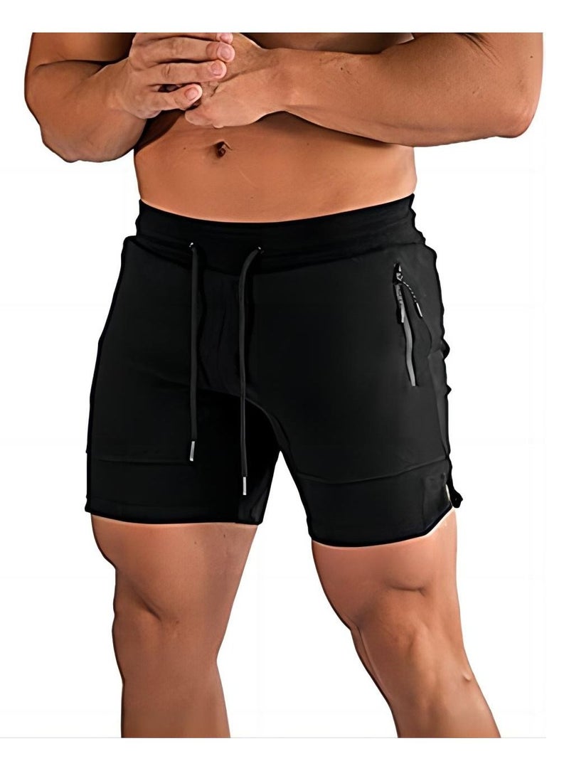 KASTWAVE Men's Gym, Workout Shorts, Weightlifting, Squatting Short Fitted, Training Jogger with Pocket Quick Dry, Gym, Naturally breathable and Cool, Not Tight, Essential for Sports and Fitness（M） - Image 1